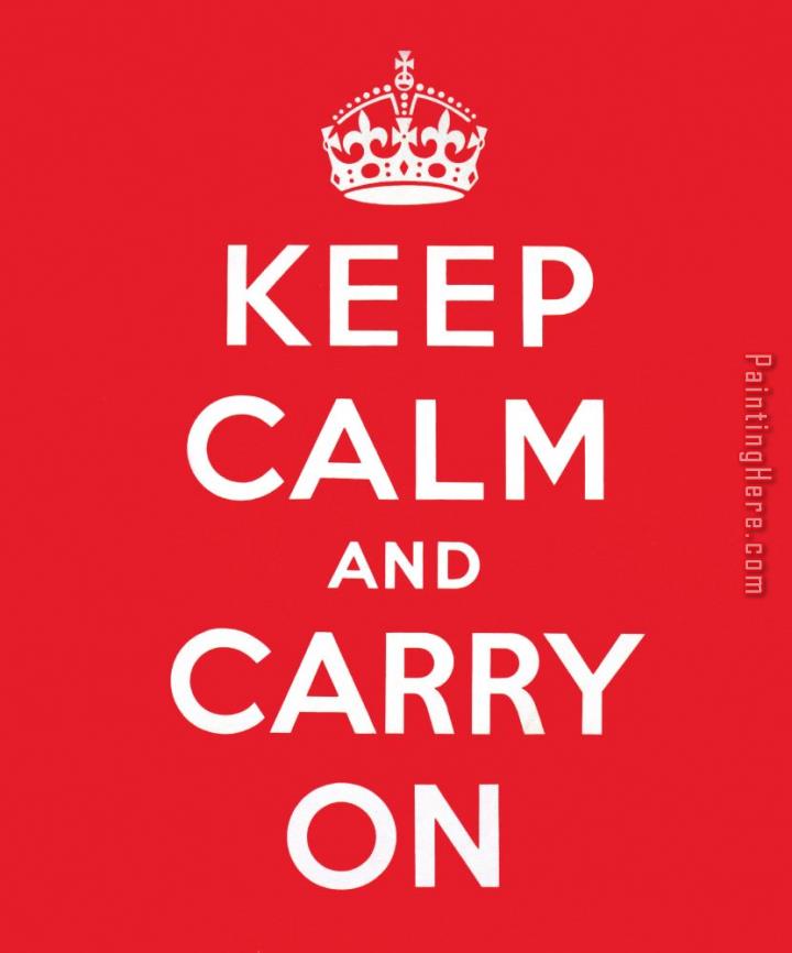 English School Keep Calm And Carry On